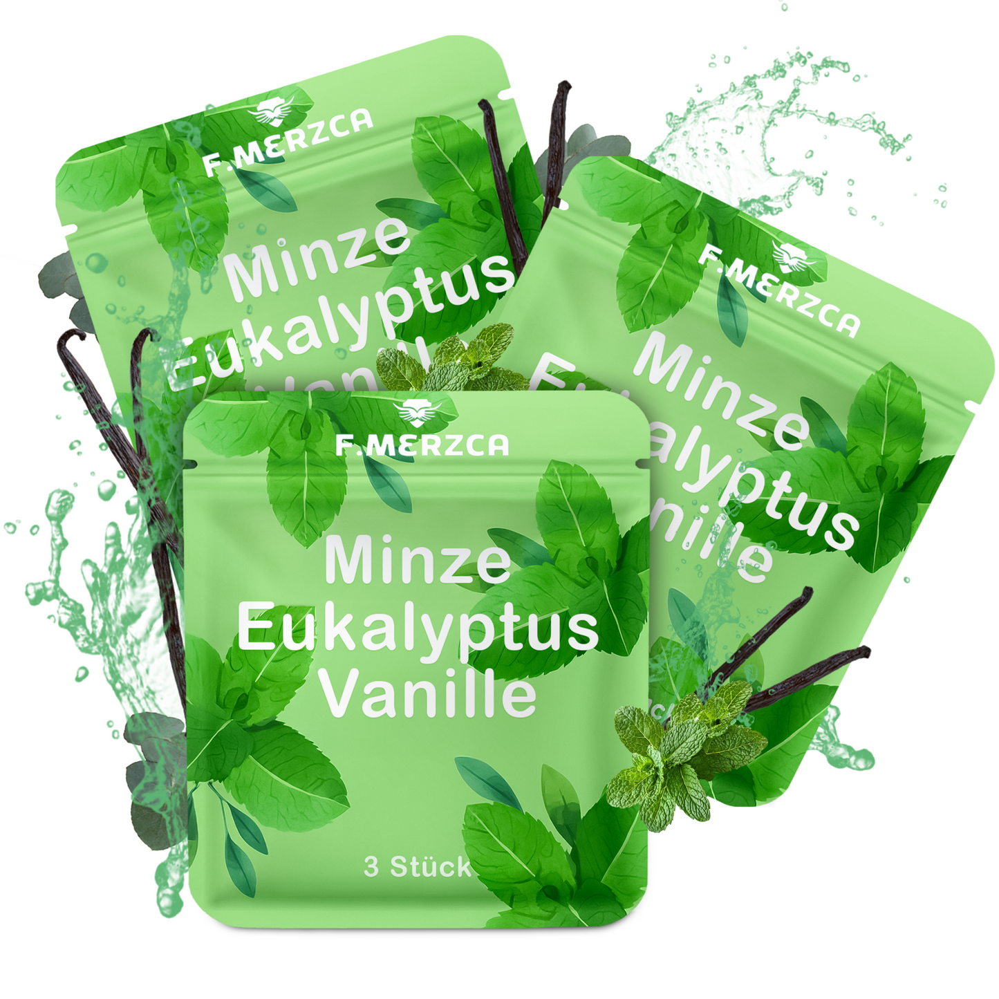 Geschmacksfilter Minze, Eukalyptus und Vanille 9er-Set
