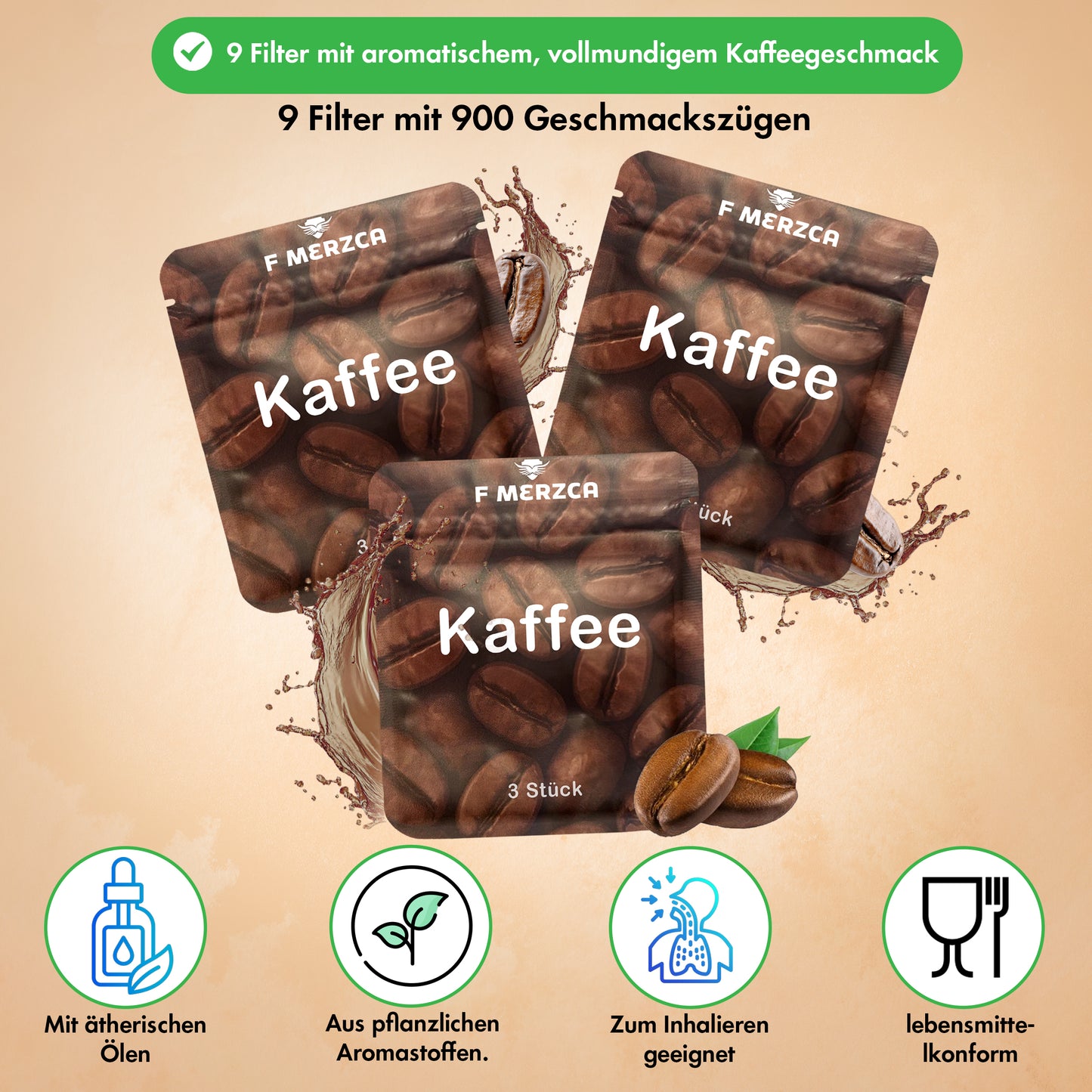 Geschmacksfilter Kaffee 9er-Set