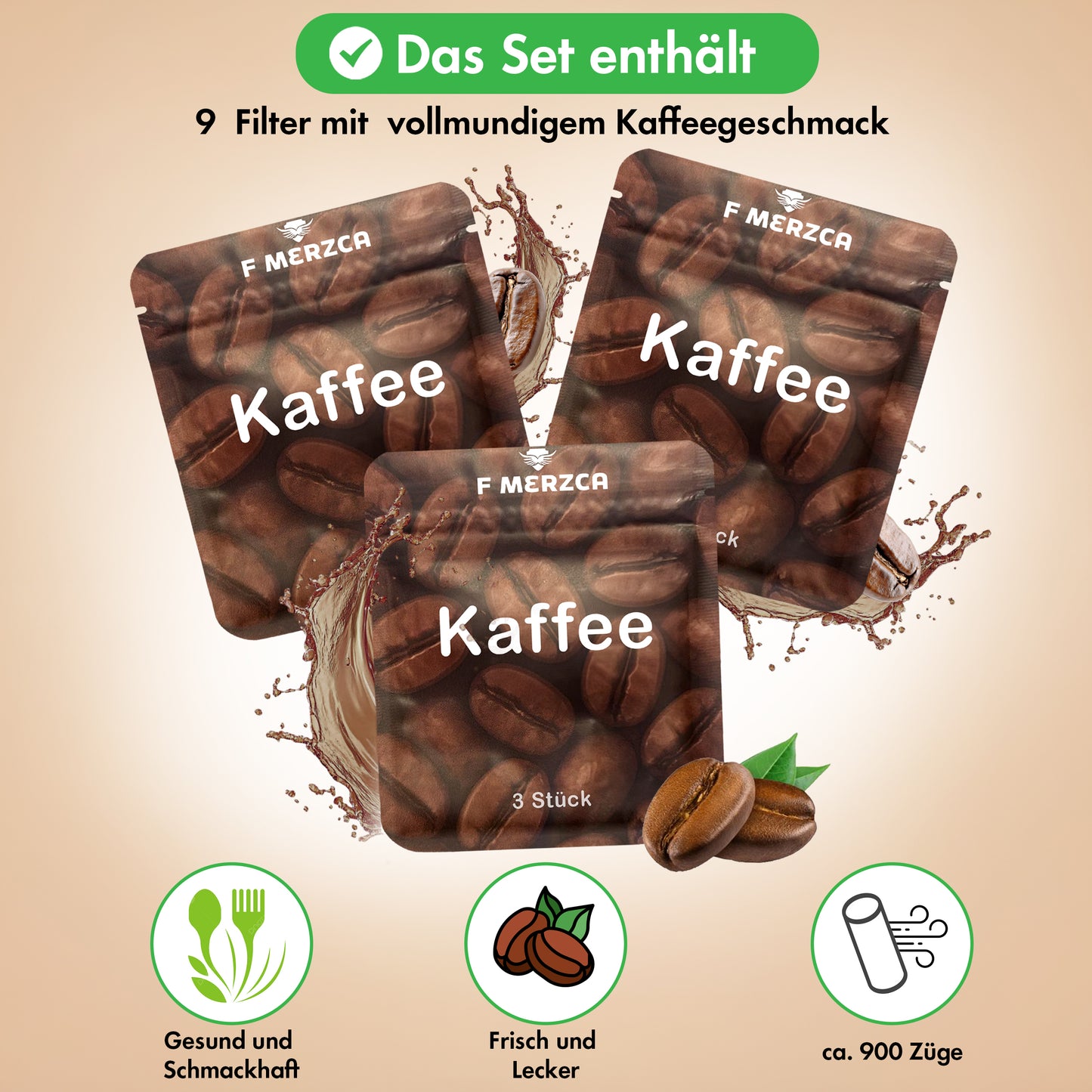 Geschmacksfilter Kaffee 9er-Set
