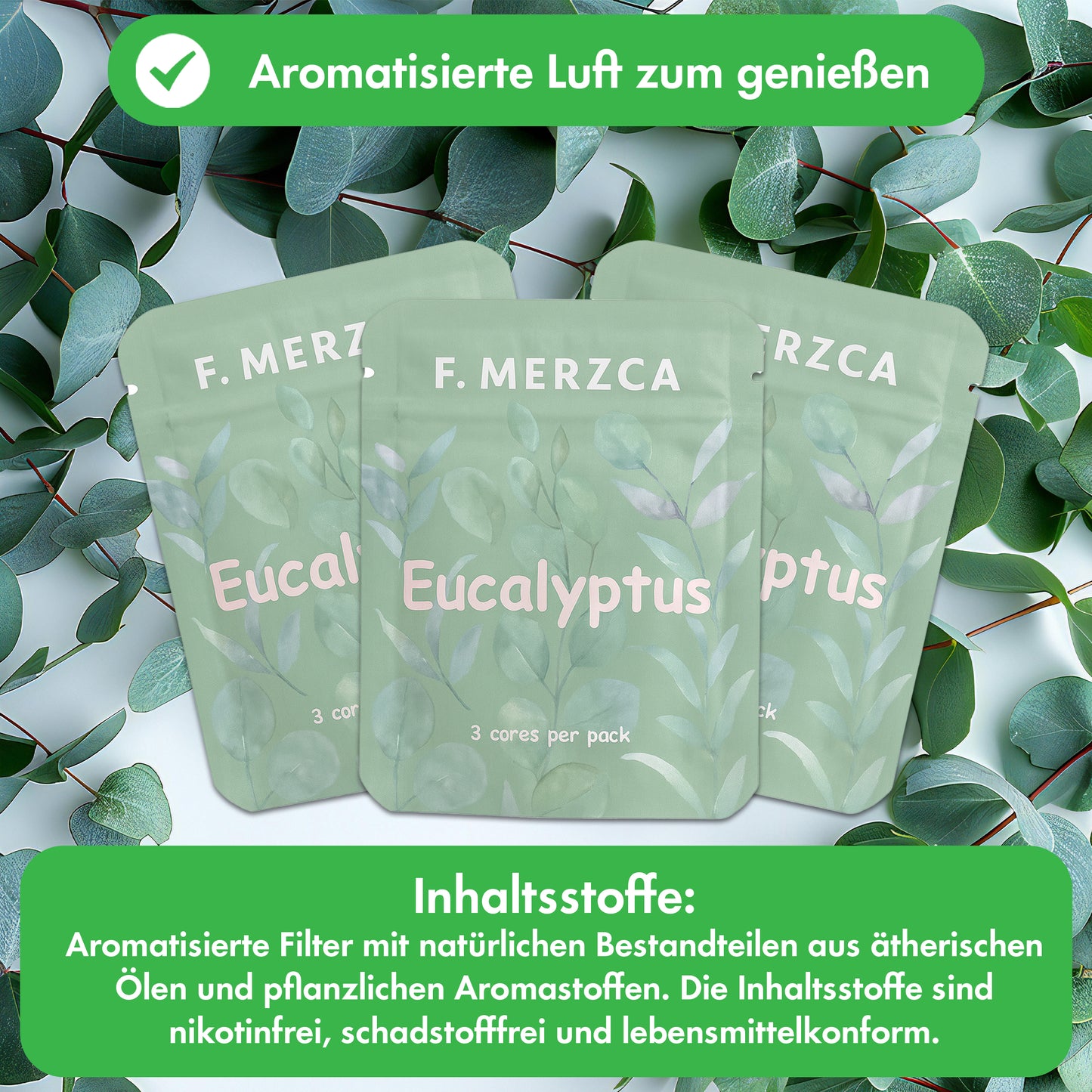 Geschmacksfilter Eukalyptus 9er-Set