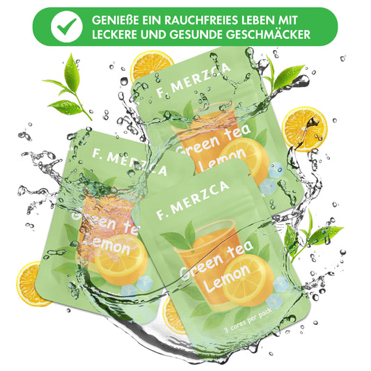 Geschmacksfilter Grüner Tee und Zitrone 9er-Set