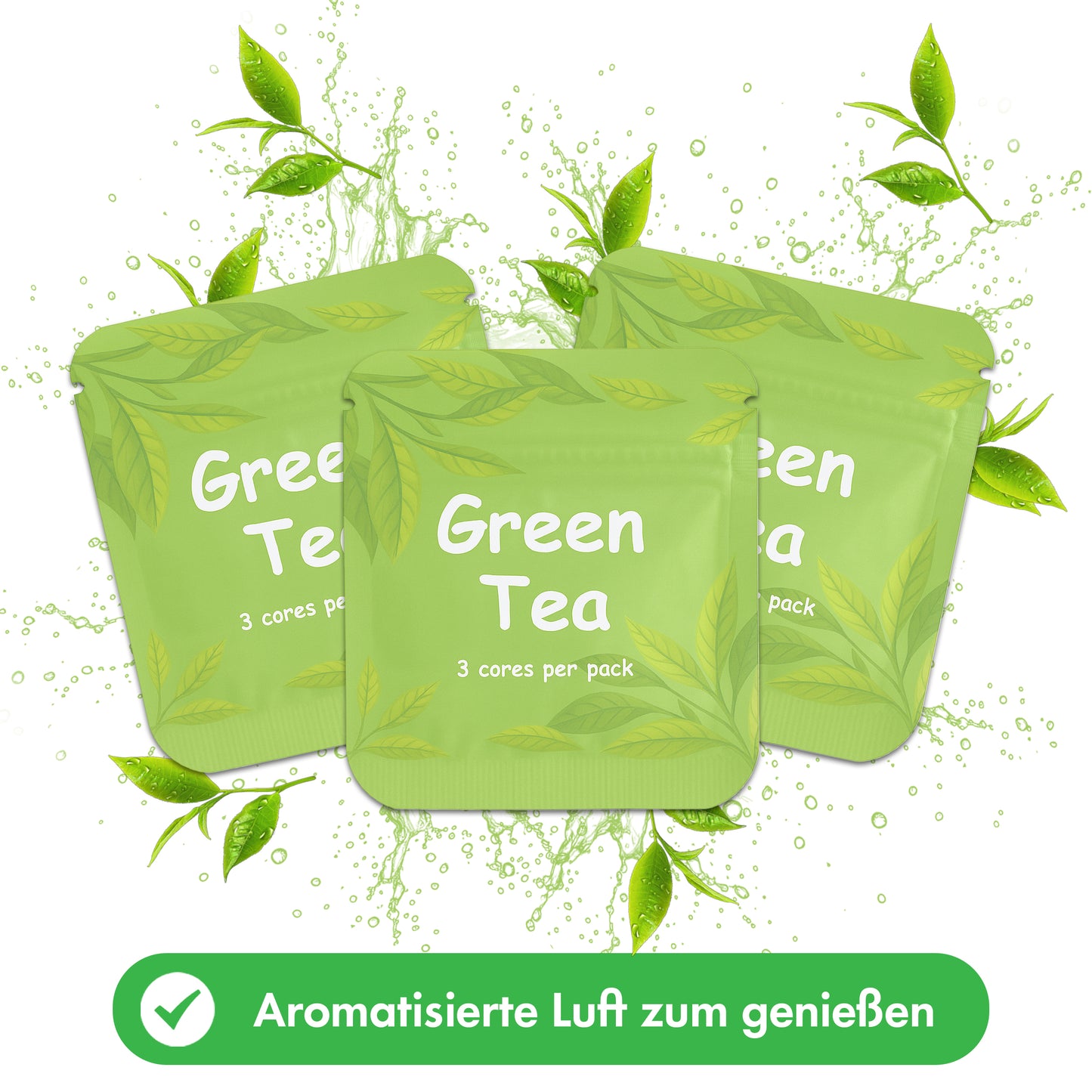 Geschmacksfilter Grüner Tee 9er-Set