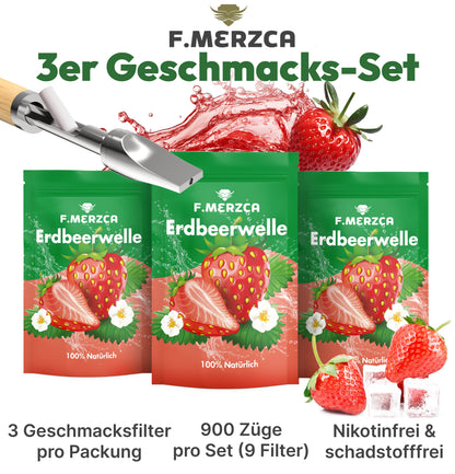Geschmacksfilter Erdbeere  9er-Set