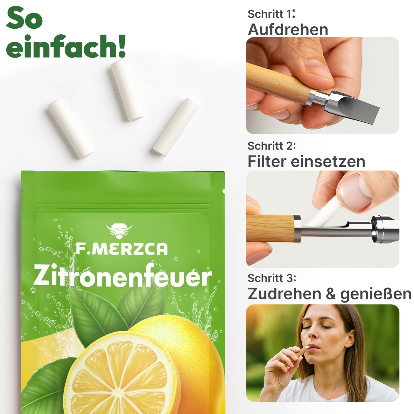 Geschmacksfilter Zitrone 9er-Set