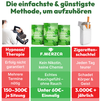 Geschmacksfilter Minze, Eukalyptus und Vanille gemixt 9er-Set