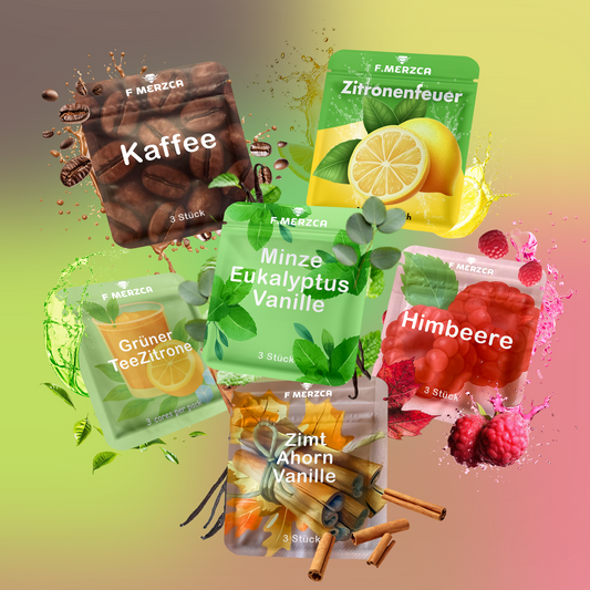 Geschmacksfilter Probetest  Aroma-Set - 6 verschiedene leckere Geschmäcker zum testen