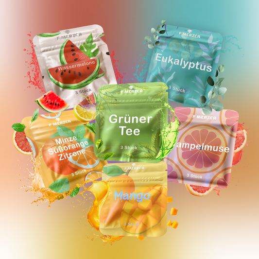 Geschmacksfilter Probetest  Sweet Set - 6 verschiedene leckere Geschmäcker zum testen