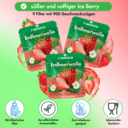 Geschmacksfilter Erdbeere  9er-Set