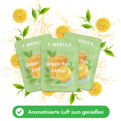 Geschmacksfilter Grüner Tee und Zitrone 9er-Set