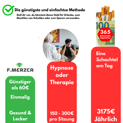 Atemkette Rauchentwöhnung mit 9 Filtern im Minze, Wassermelonen und Eukalyptus Geschmack