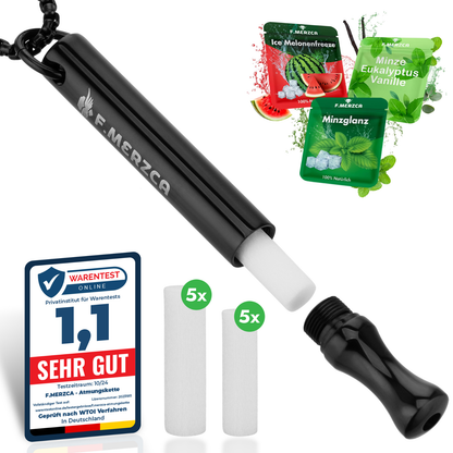Atemkette Rauchentwöhnung mit 9 Filtern im Minze, Wassermelonen und Eukalyptus Geschmack
