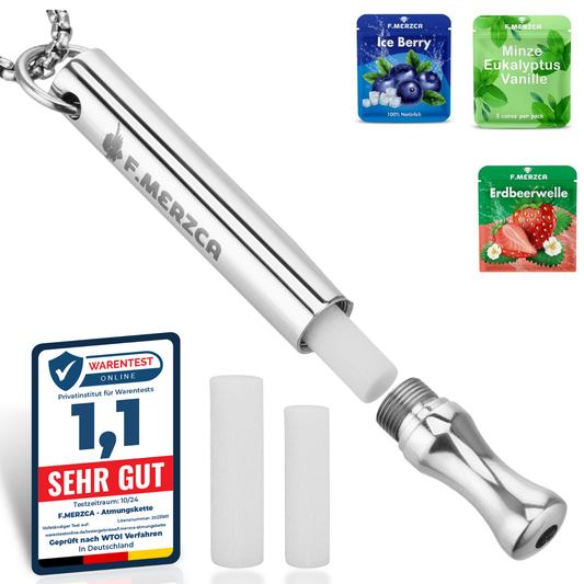 Atemkette Rauchentwöhnung mit 9 Filtern im Blaubeere, Erdbeere und Eukalyptus Geschmack